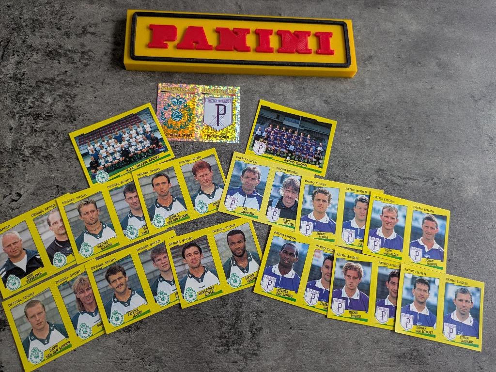 15 AUTOCOLLANTS PANINI FOOTBALL 98 patro eisden dessel sp., Enlèvement ou Envoi, Neuf