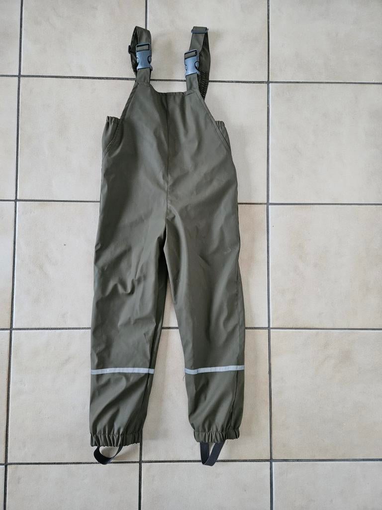 Pantalon de pluie kaki. Taille 110-116, très bon état !, Enfants & Bébés, Vêtements enfant | Taille 110, Comme neuf, Enlèvement