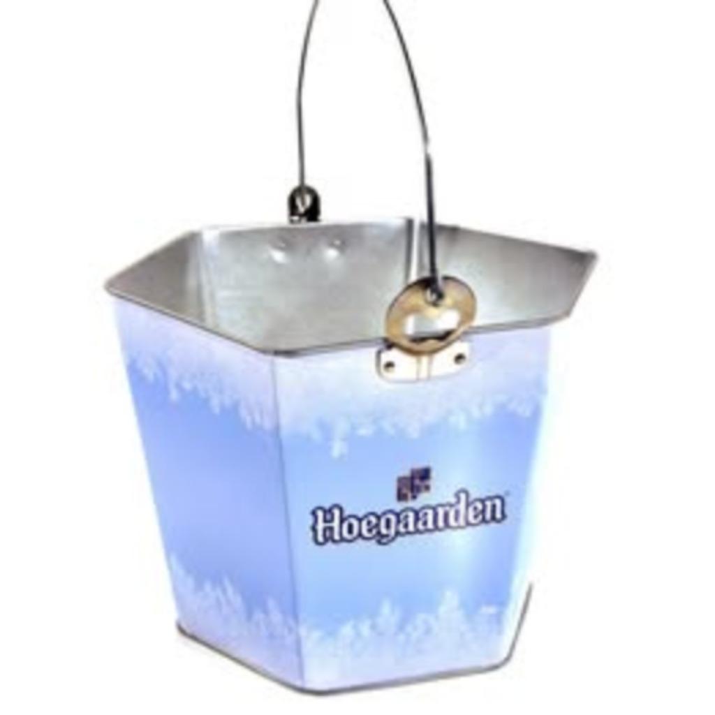 Hoegaarden seau à glace,pour plusieurs bouteilles, Collections, Marques de bière, Enlèvement, Comme neuf, Autres types, Autres marques