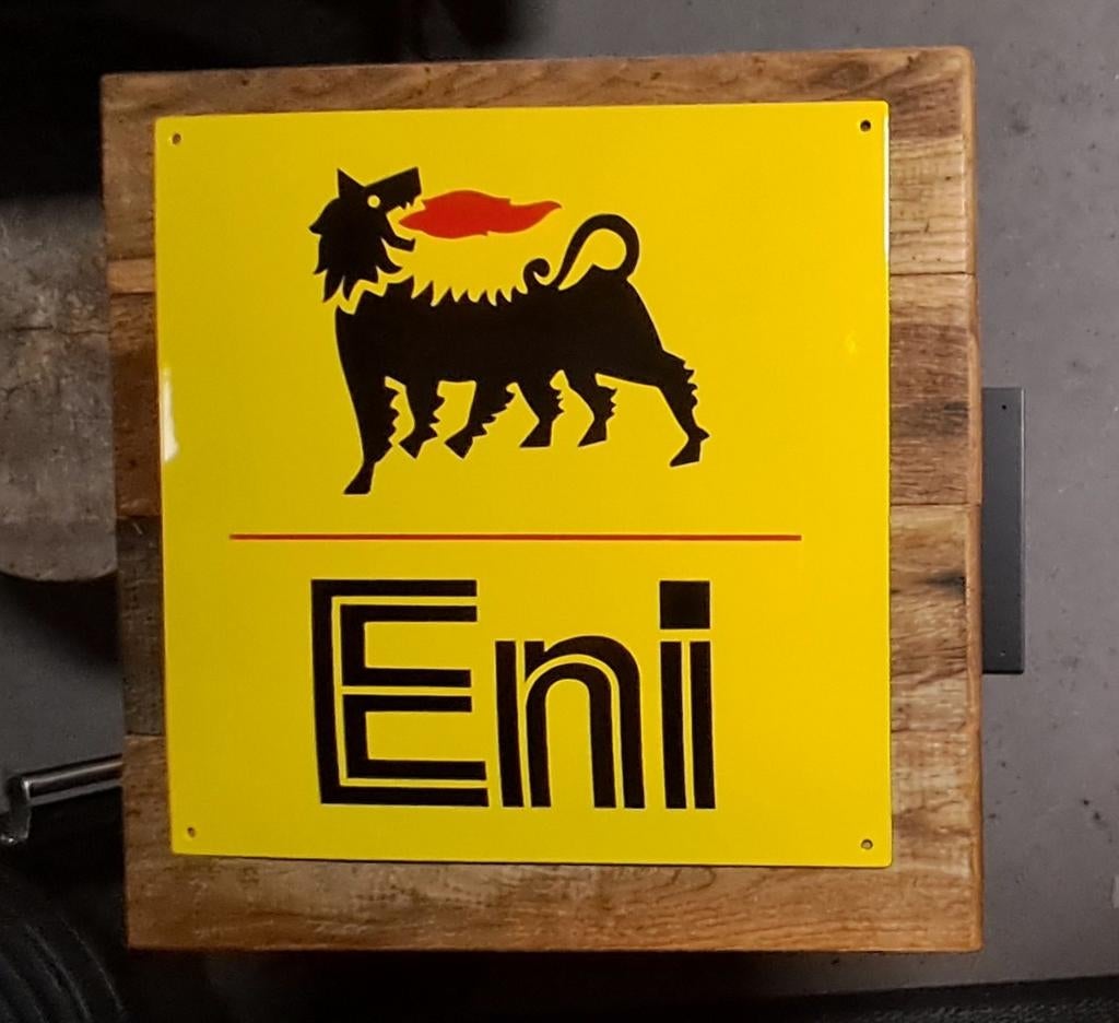 Planche émaillée Eni, Enlèvement ou Envoi, Comme neuf