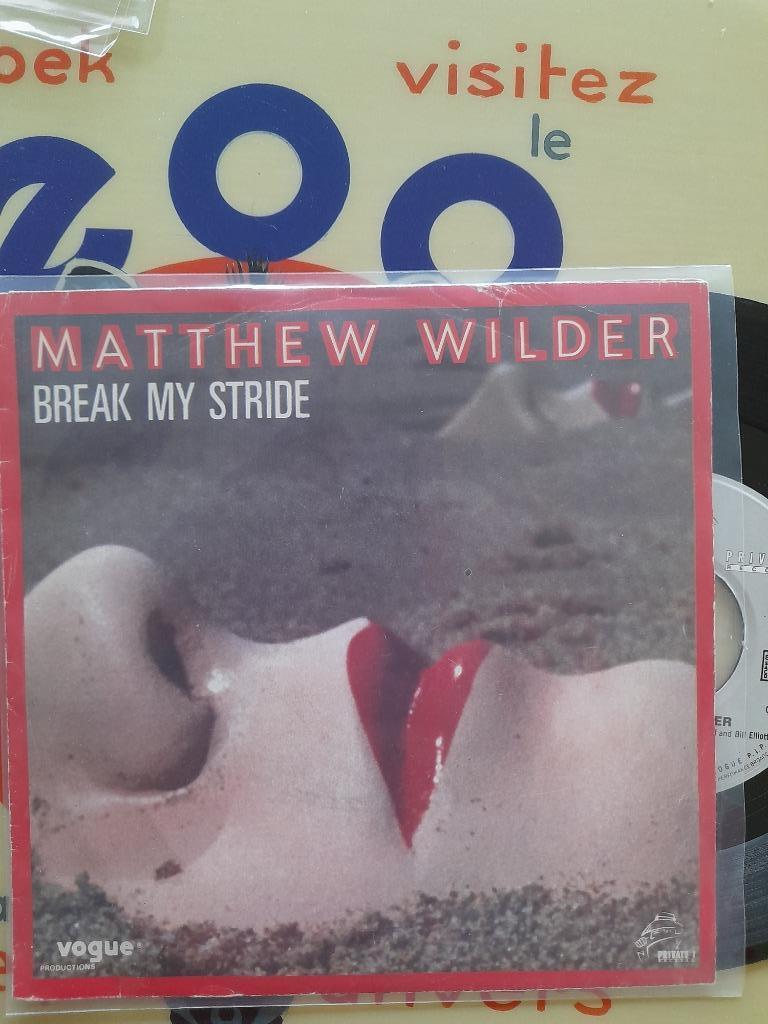 Matthew Wilder-Break my stride 7", Enlèvement ou Envoi, Single, Utilisé, Pop