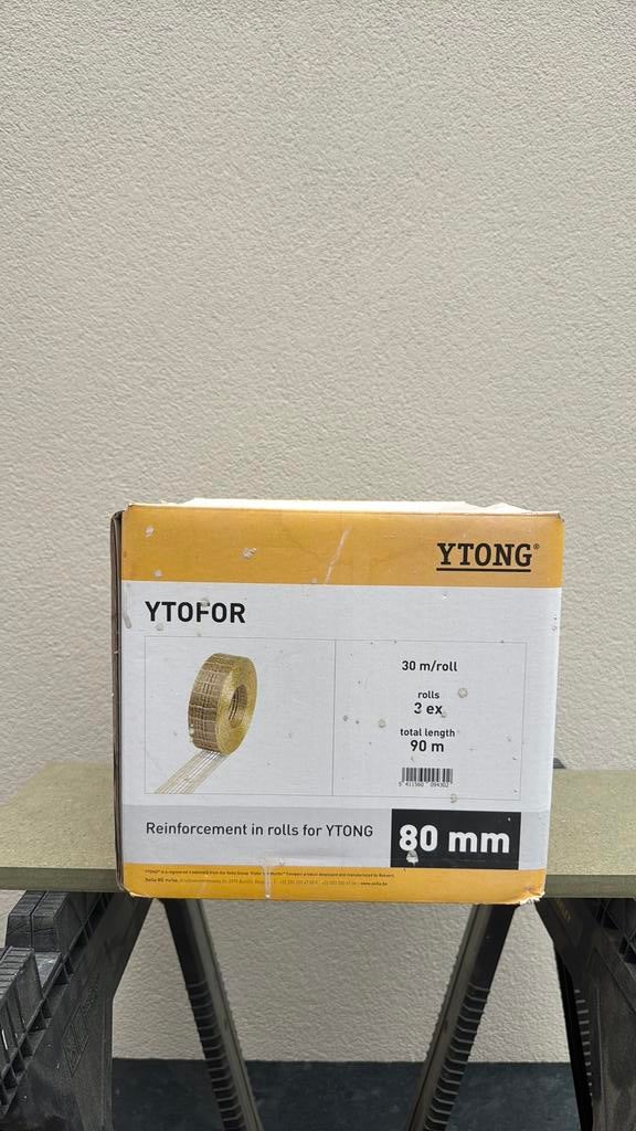 Ytong /Ytofor - 30meter - 80mm breed, Enlèvement, Comme neuf