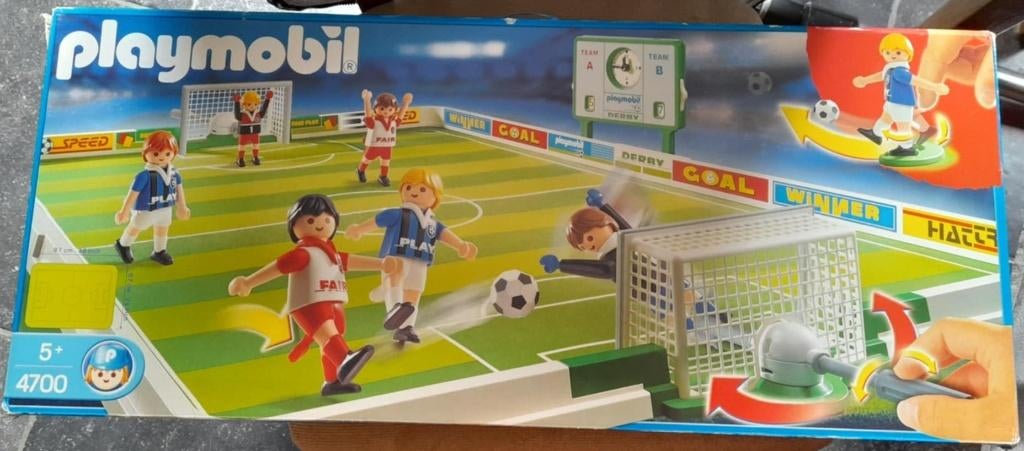 Playmobil 4700 voetbalset, Ophalen of Verzenden, Zo goed als nieuw, Complete set