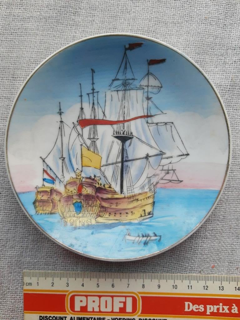 Wandbord met piratenboot, Ophalen of Verzenden