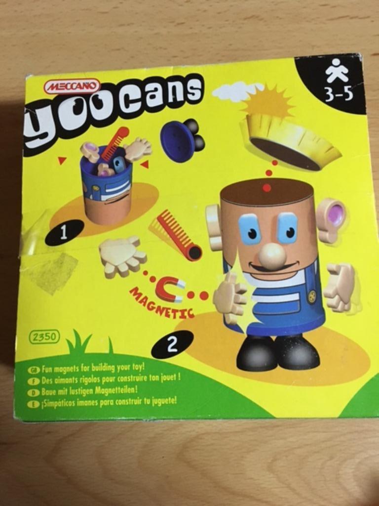 Yoocans meccano 3-5 (magneten), Ophalen of Verzenden, Zo goed als nieuw