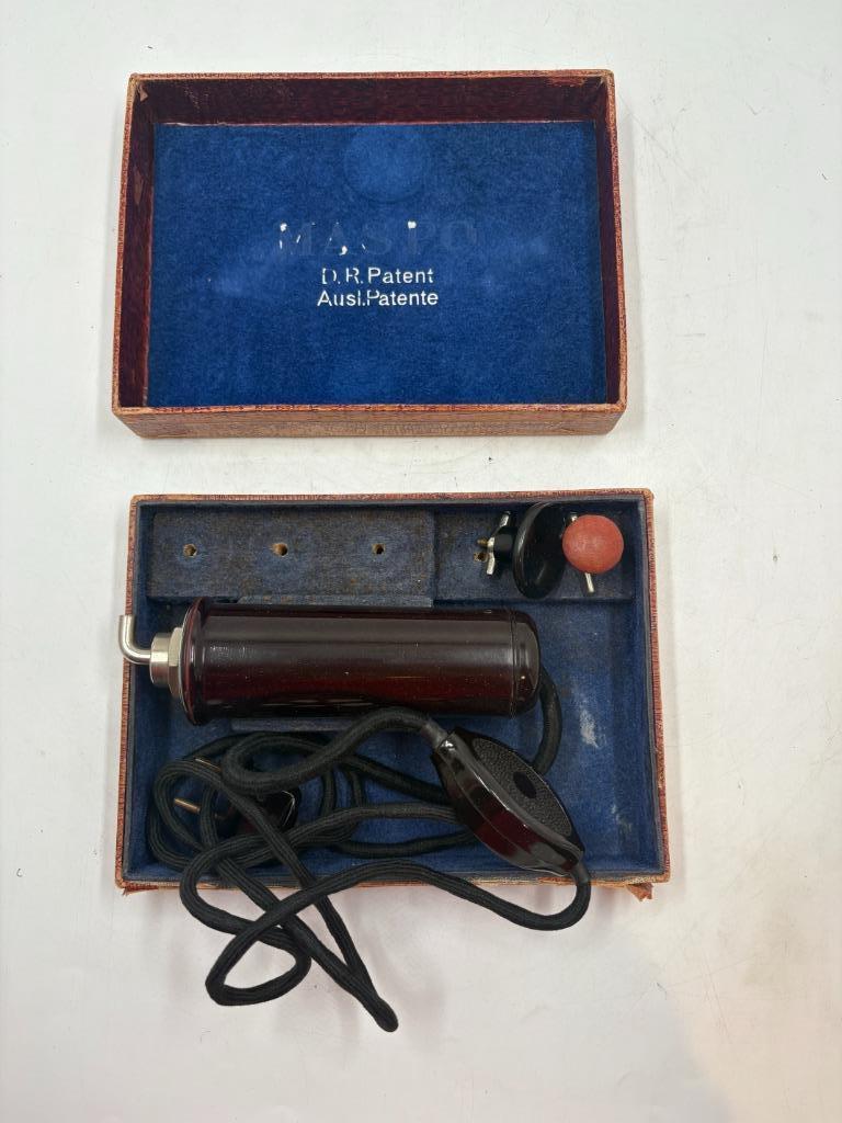 Appareil électrothérapie MASPO D.R. Patent années 1930, Enlèvement ou Envoi