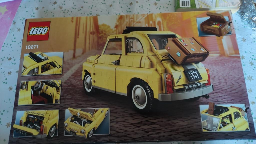 Nieuw in doos Lego fiat nuova 500, Enlèvement ou Envoi, Neuf, Ensemble complet, Lego