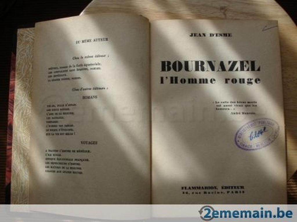 Bournazel, l'homme rouge, Jean D'esme, Enlèvement, Utilisé