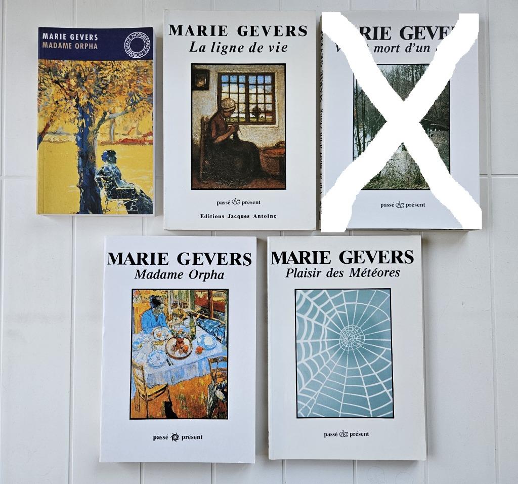 5 boeken van Marie Gevers, Gelezen, Wereld overig, Marie Gevers, Ophalen of Verzenden