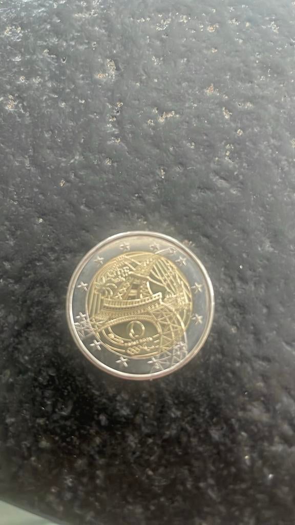 2euro munt Olympische spelen Parijs 2024, Enlèvement