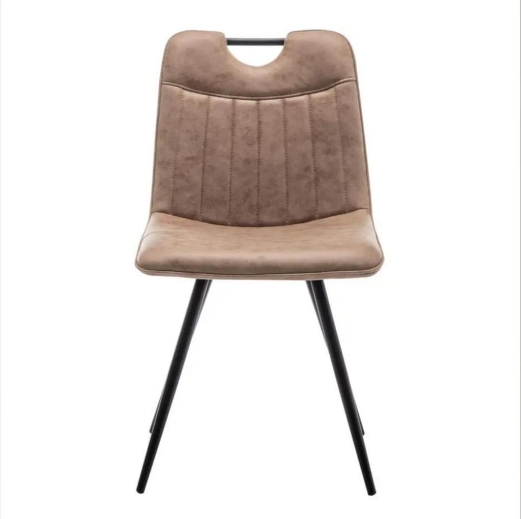 Woonkamer stoelen, Huis en Inrichting, Stoelen, Ophalen, Kunststof, Twee, Bruin