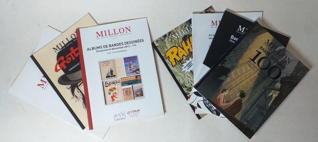 veilingcatalogi Millon - bandes dessinées (2013-2015), Verzenden, Nieuw