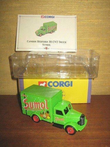 1:64 Corgi Lledo Bedford 30 CWT Sumol truck groen, Enlèvement ou Envoi, Comme neuf, Camion
