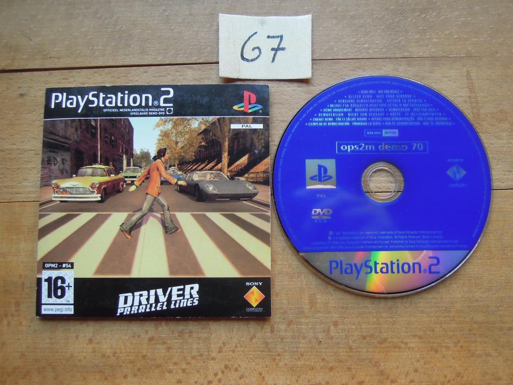 PC CD-rom  PlayStation 2 Driver Parallel lines ops2m demo 70, Games en Spelcomputers, Ophalen of Verzenden, Gebruikt