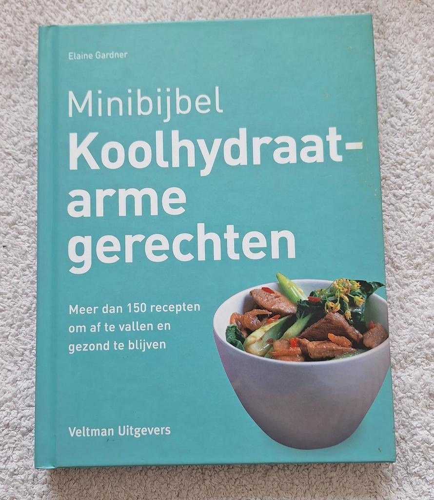 Minibijbel koolhydraat-arme gerechten, Boeken, Ophalen of Verzenden, Zo goed als nieuw