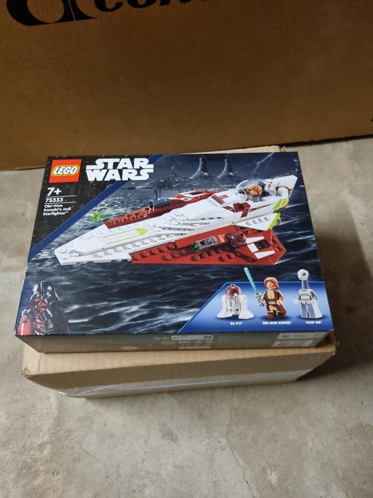 Lego star wars 75333 obi-wan kenobi jedi starfighter, Ophalen of Verzenden, Nieuw, Lego