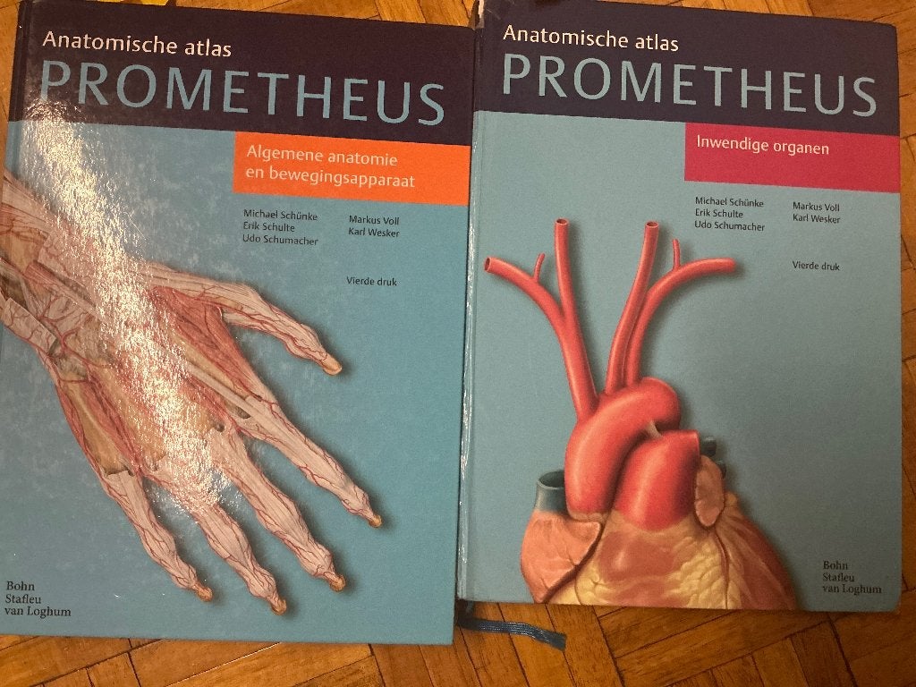 Prometheus - 2 Delig - Anatomische Atlas, Livres, Enlèvement, Comme neuf, Enseignement supérieur
