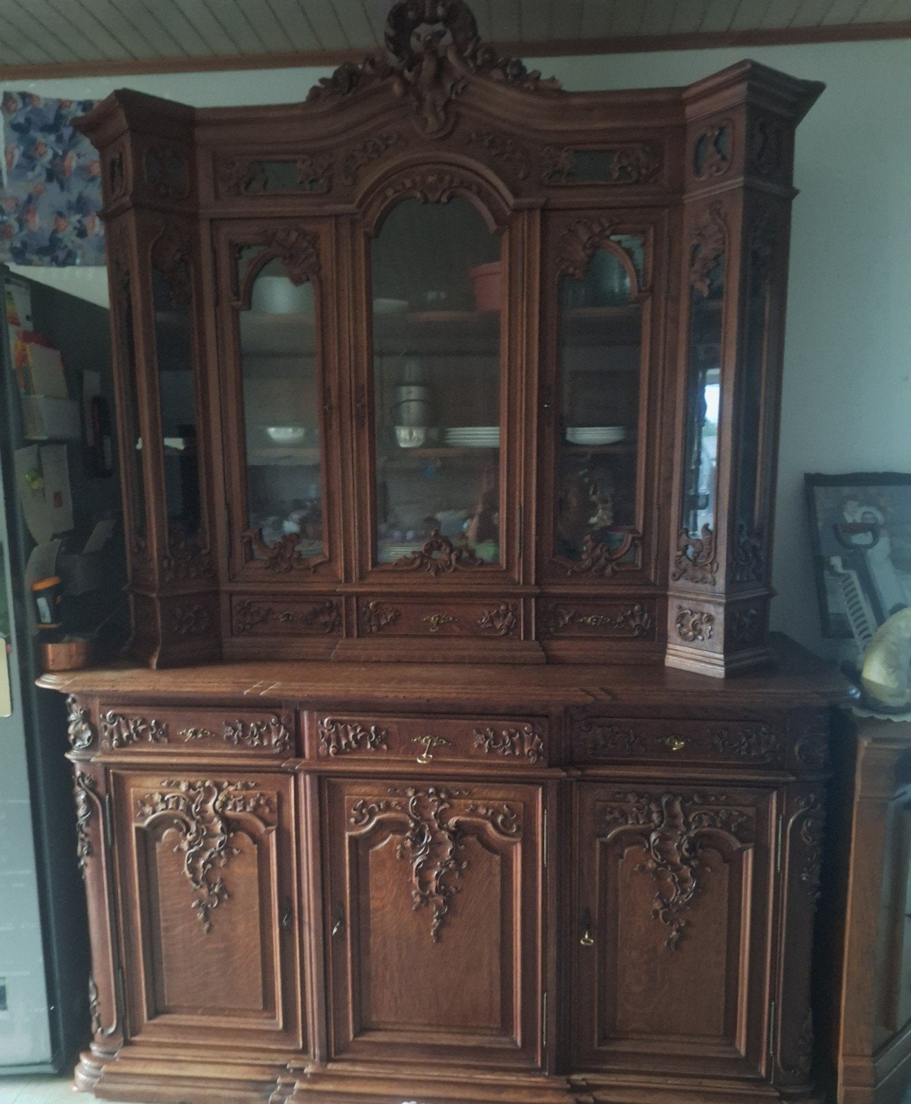 vaisselier, Maison & Meubles, Enlèvement, Chêne