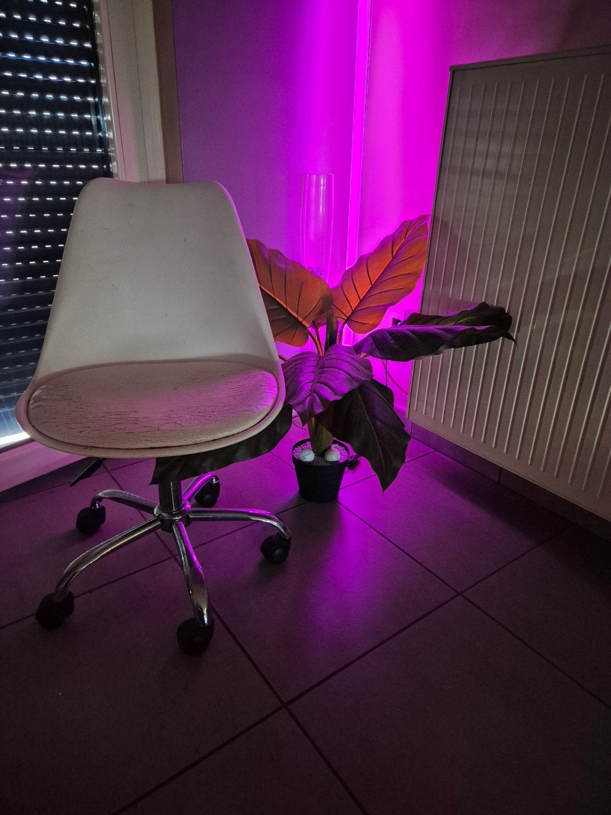A vendre chause faire offre, Maison & Meubles, Chaises, Utilisé, Blanc, Tissus, Une