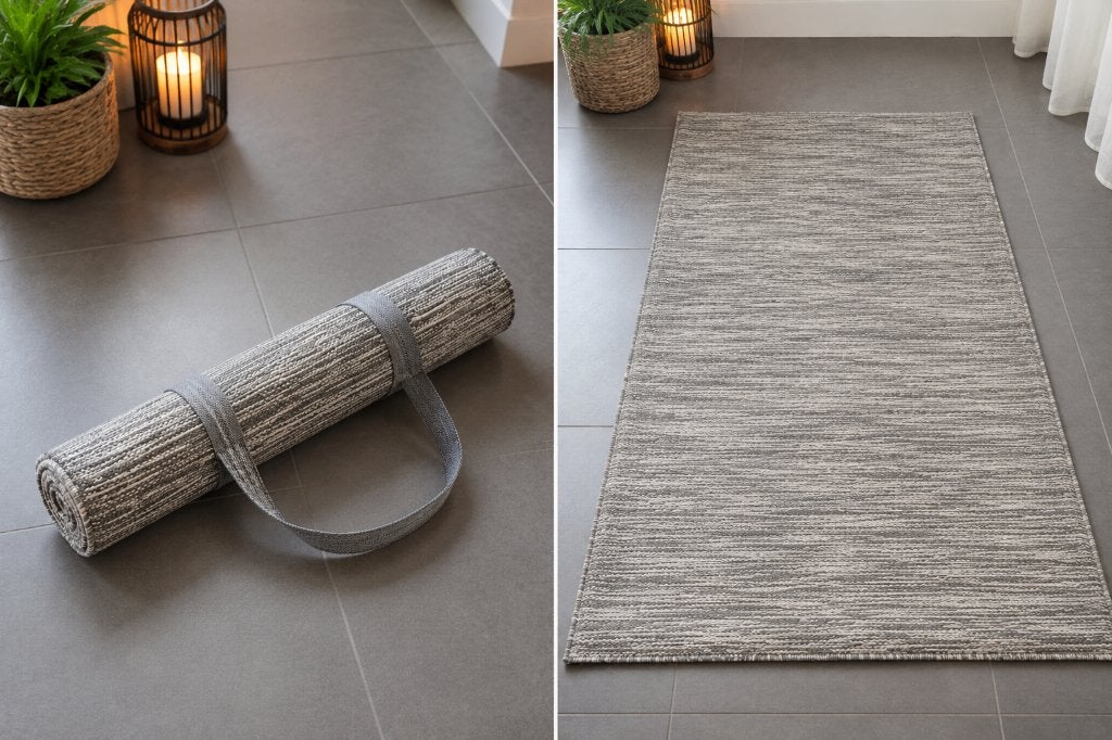 Yogamat Kimjaly, Sport en Fitness, Yoga en Pilates, Ophalen, Zo goed als nieuw, Yogamat
