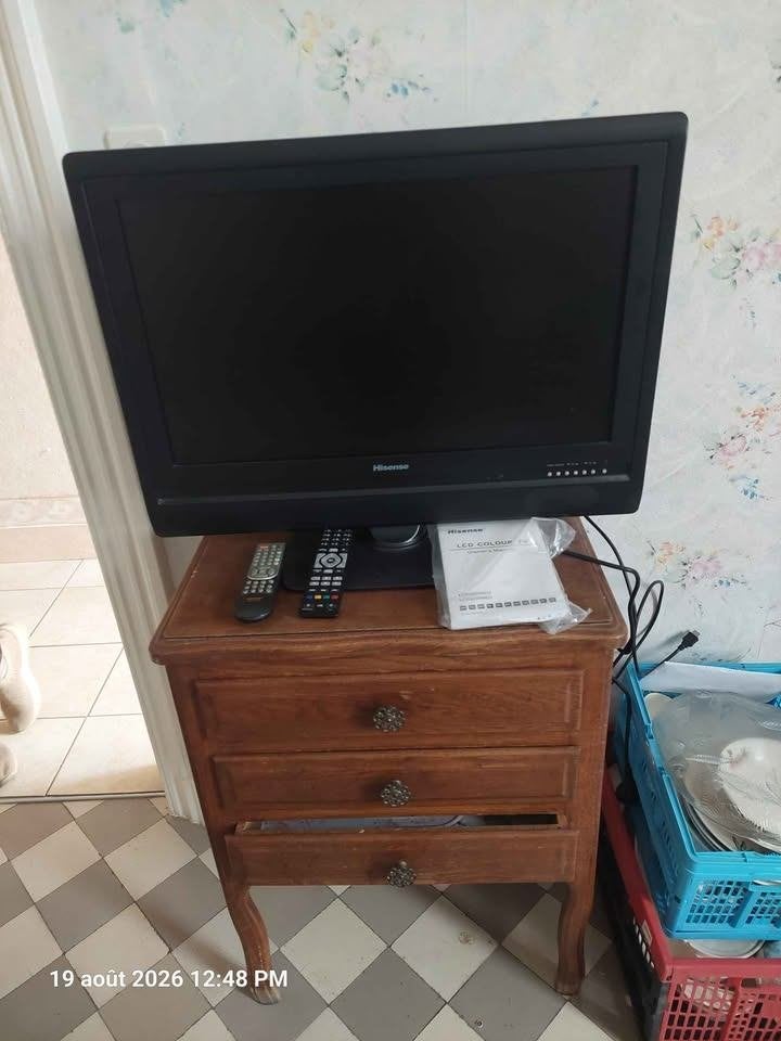téléviseur couleur, Enlèvement, Utilisé, 40 à 60 cm, LCD