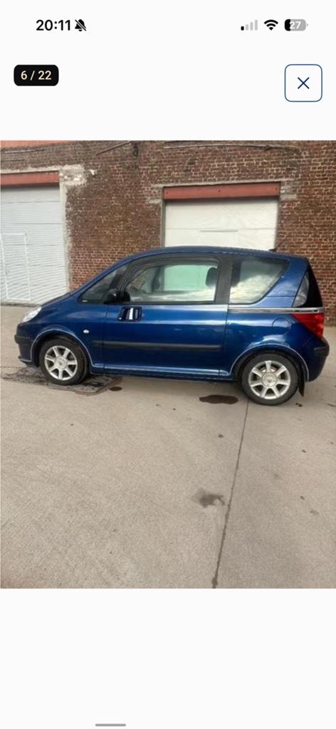1007 hdi 1.4 met 120.000 km, Voorwielaandrijving, Blauw, Particulier, Blauw