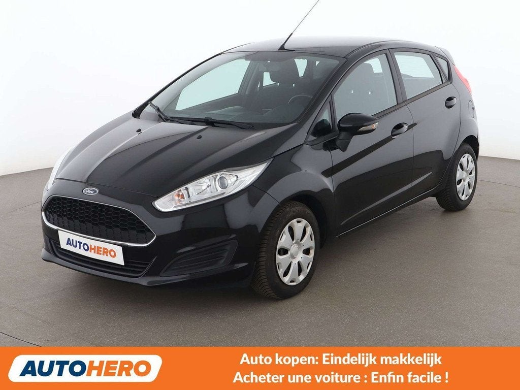 Ford Fiesta 1.5 TDCi Trend (bj 2017), Auto's, Voorwielaandrijving, Stof, Gebruikt, Zwart