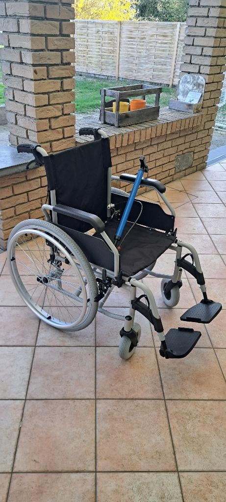 Fauteuil roulant Herdegen avec freins, Diversen, Rolstoelen, Ophalen, Inklapbaar, Zo goed als nieuw, Duwrolstoel