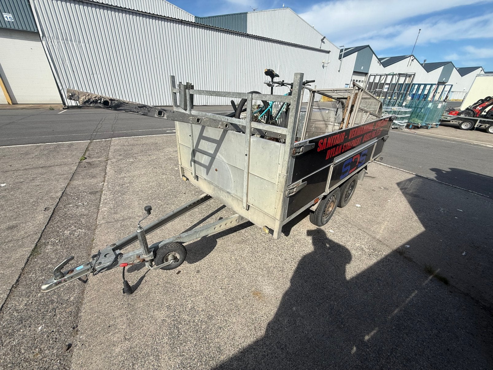 Aanhangwagen 750kg, Ophalen, Zo goed als nieuw