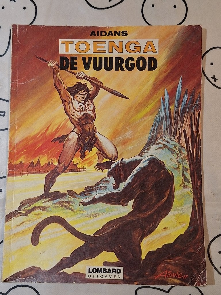 Toenga 7: de vuurgod, Boeken, Eén stripboek, Ophalen of Verzenden, Gelezen