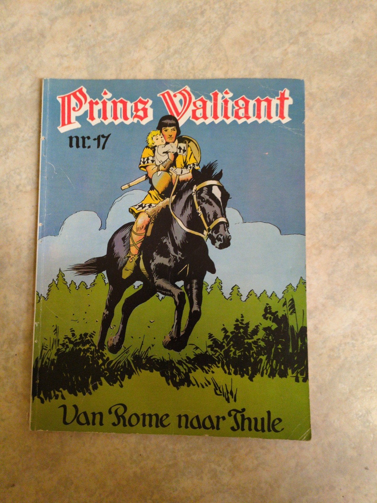 Prins Valiant 17 van Rome naar thule, Enlèvement ou Envoi
