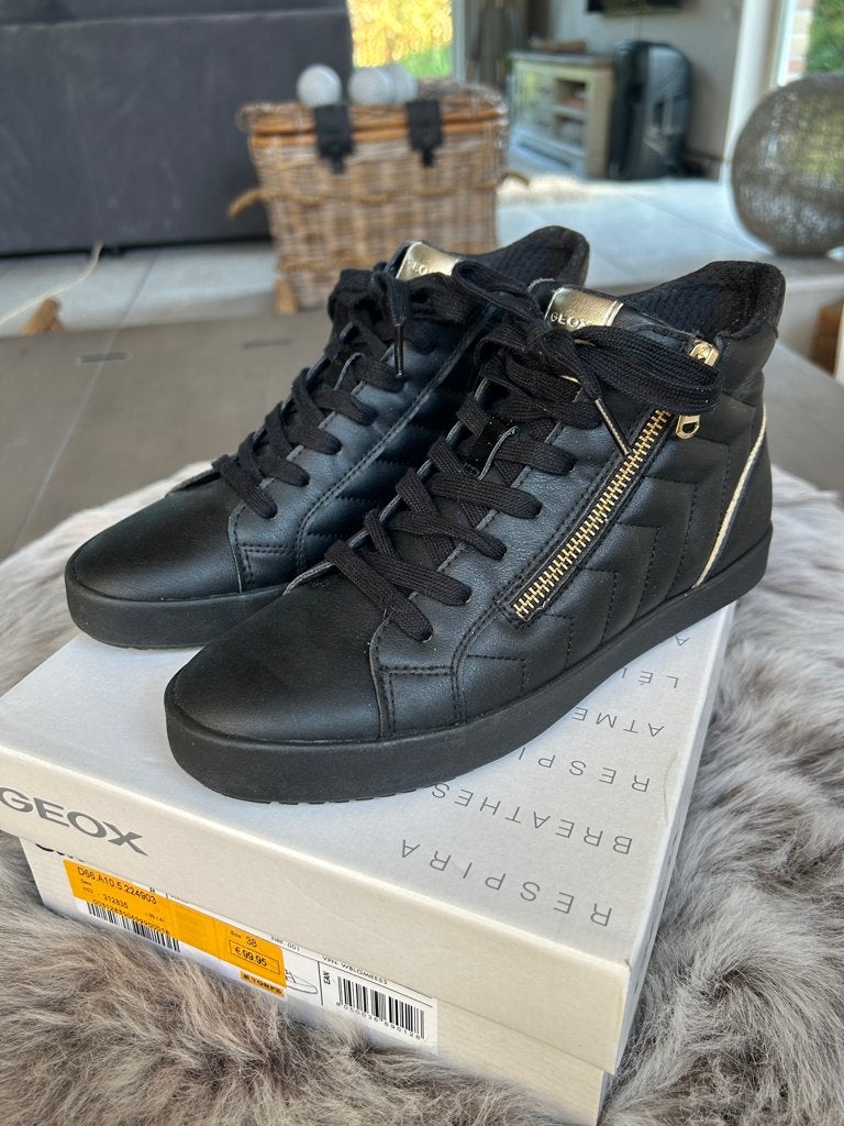 GEOX Sneakers, Kleding | Dames, Zwart, Zo goed als nieuw, Sneakers, Ophalen