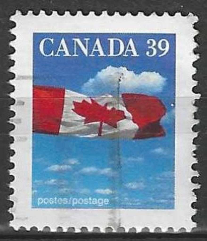 Canada 1991 - Yvert 1123 - Drapeau national canadien (ST), Envoi, Affranchi