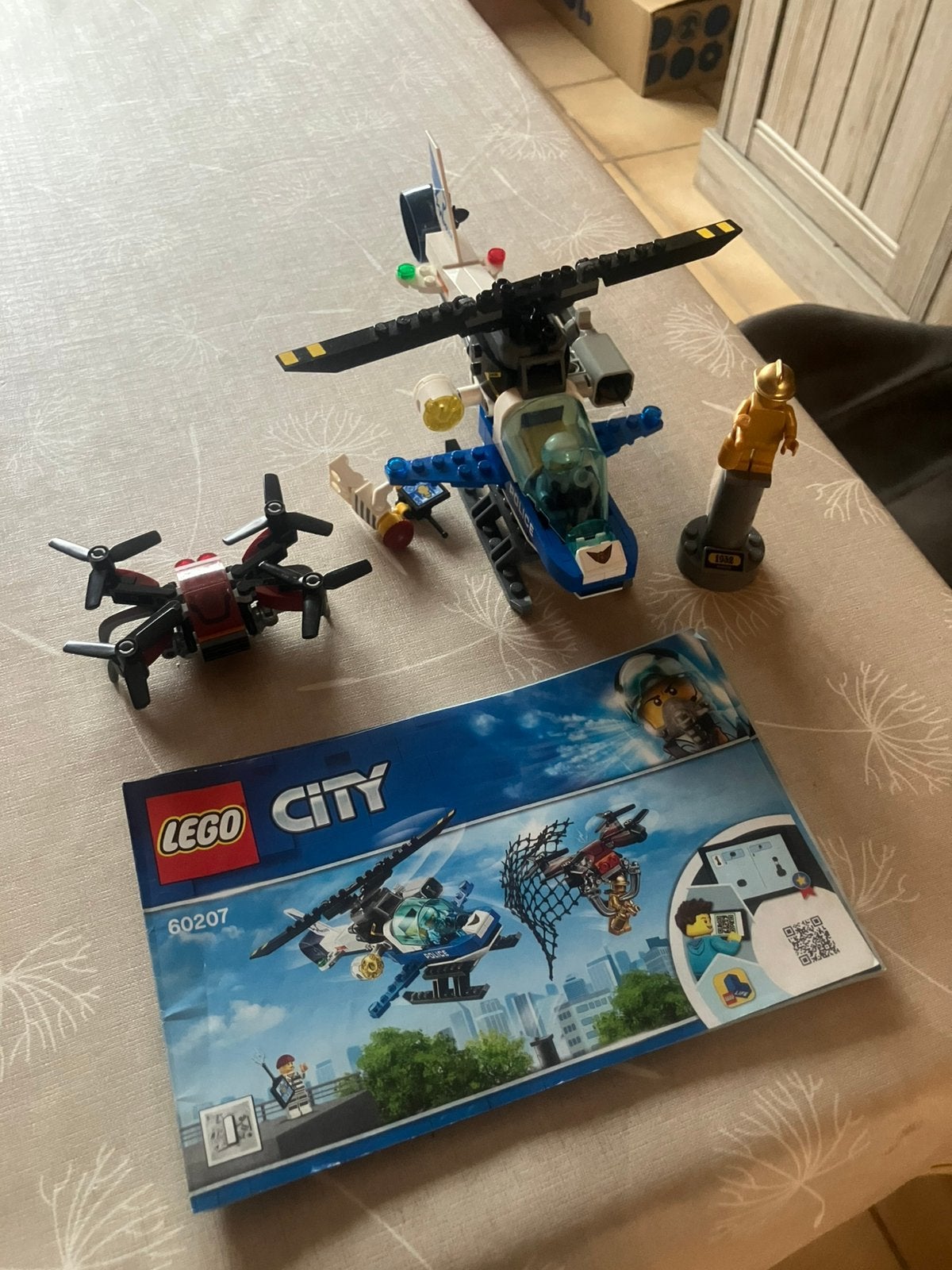 Lego city 60207 sky police drone, Ophalen, Zo goed als nieuw, Lego, City