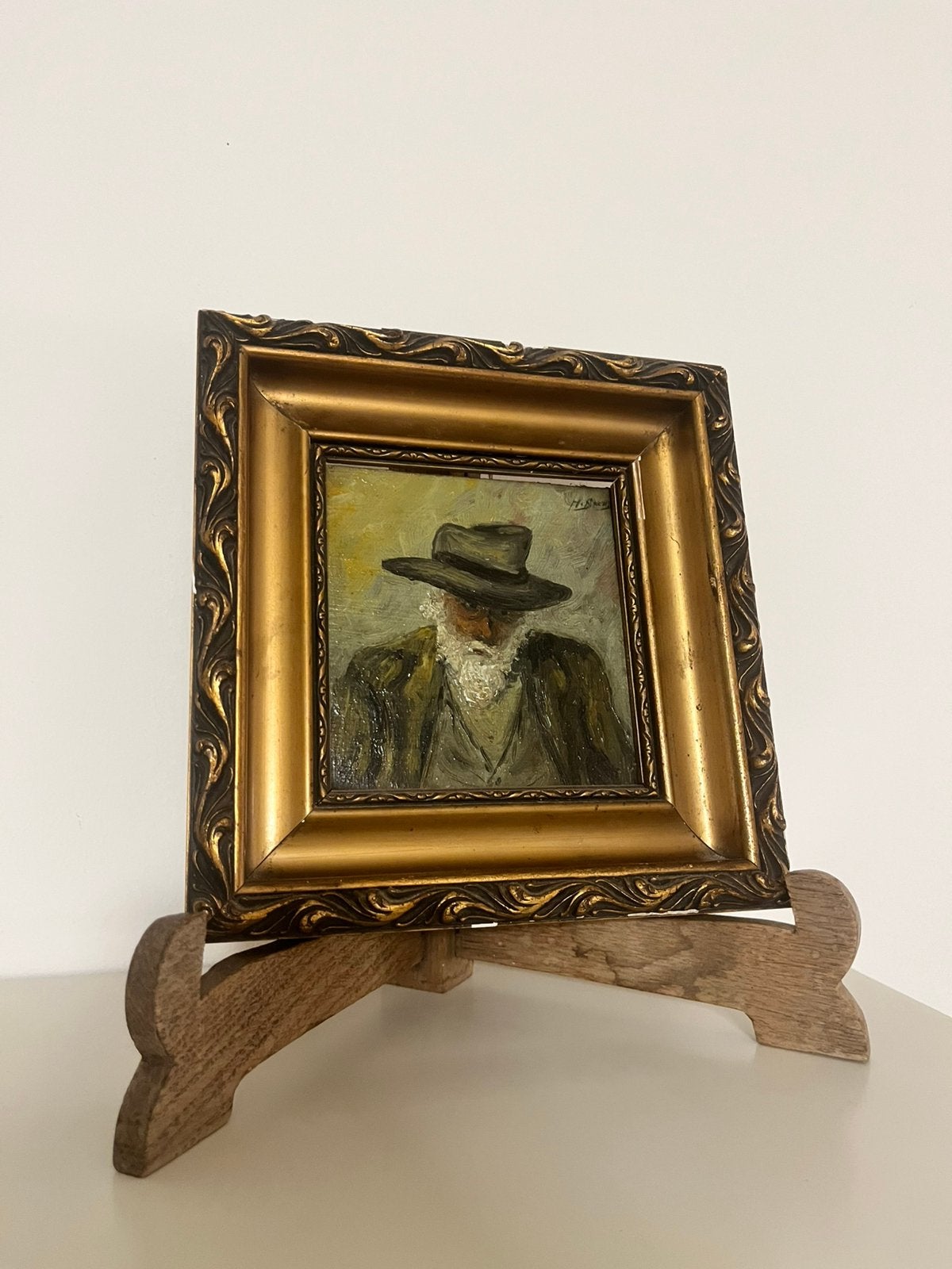 Olieverfportret H.Boens, Ophalen
