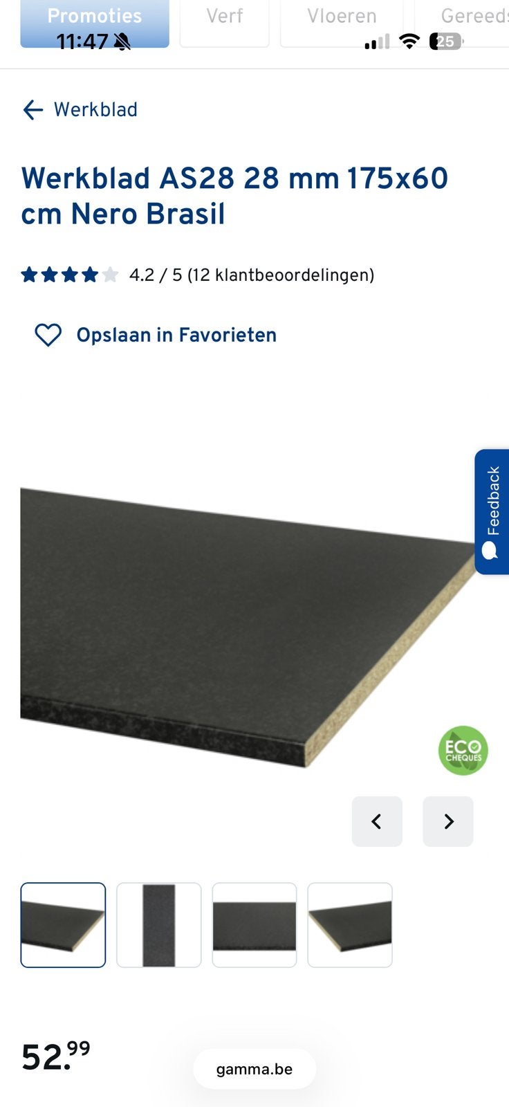 Werkblad Gamma, Ophalen, Gebruikt