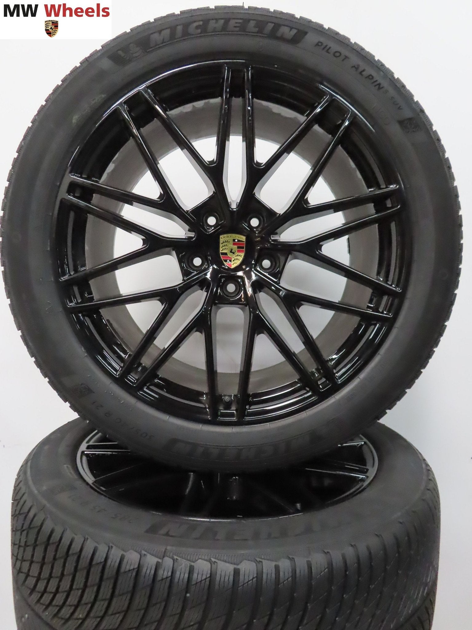 Porsche Cayenne suv 2025 21 inch velgen winterbanden nieuw, Auto-onderdelen, Banden en Velgen, Gebruikt, -, 285 mm, -