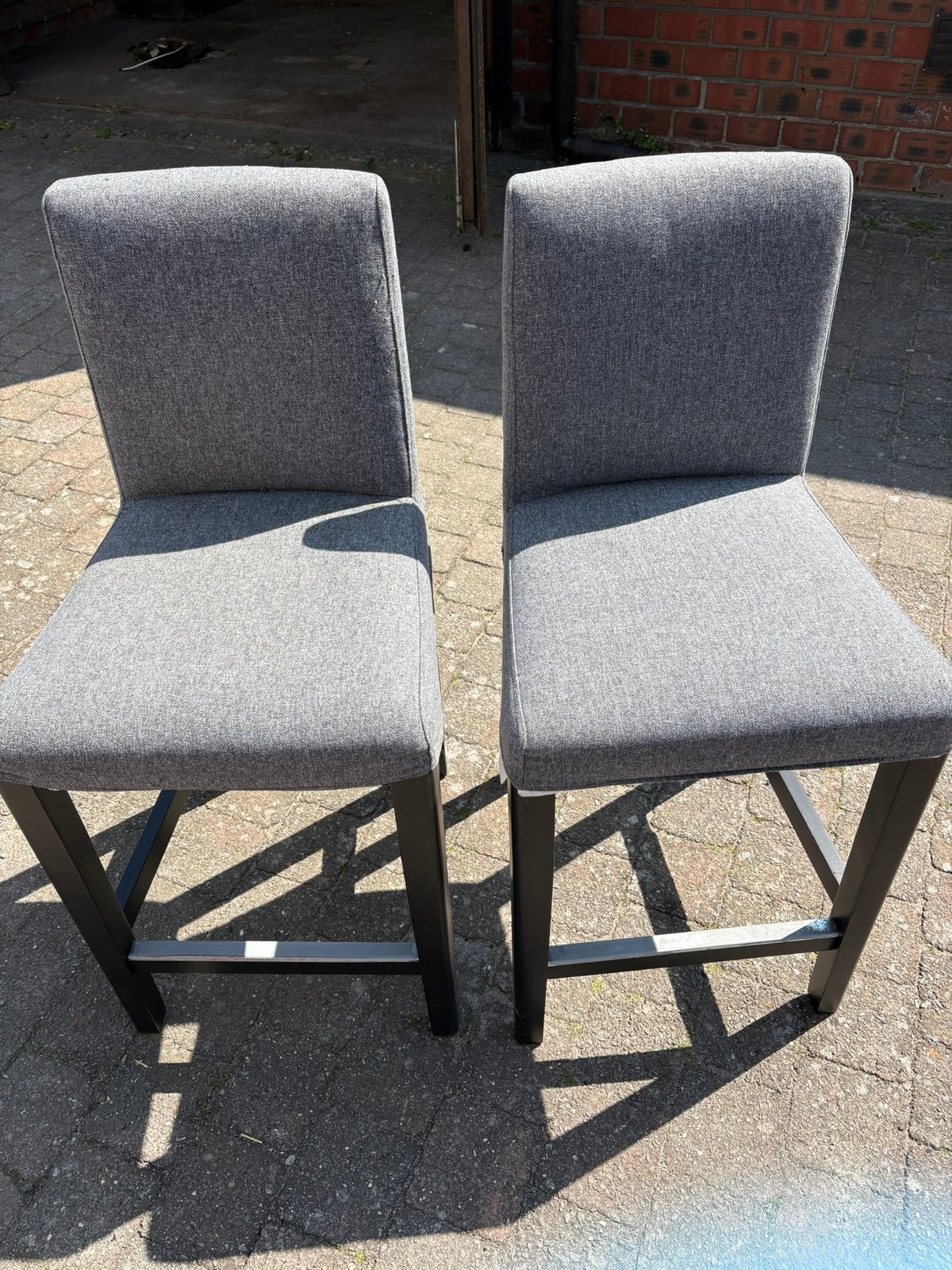 Barkrukken, Avec repose-pieds, 2 tabourets, Comme neuf, Enlèvement