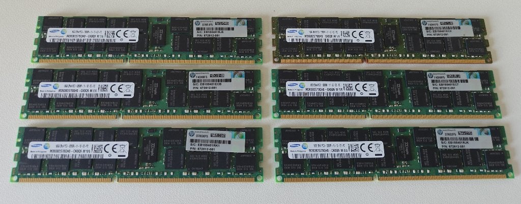 Samsung ECC RAM, Computers en Software, RAM geheugen, Gebruikt, Server, DDR3, Ophalen of Verzenden