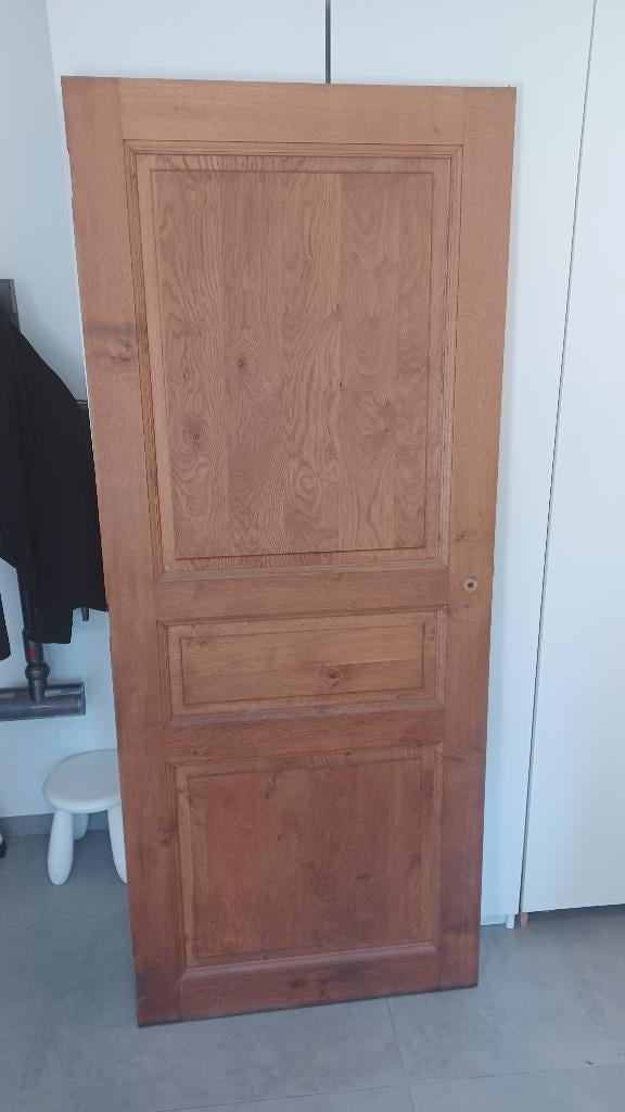 Belle porte intérieure en chêne, 75 à 150 cm, Enlèvement, Utilisé, Bois
