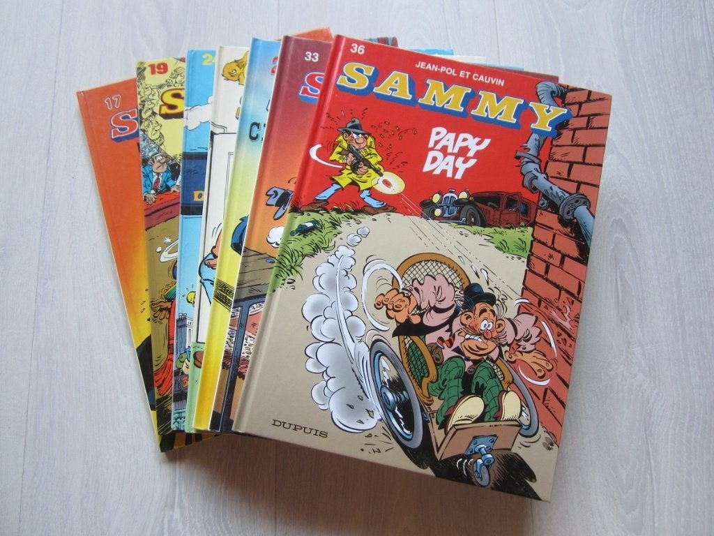 Sammy - cartonnées - Rééd : 4,00Eur ; E.O. : 4,50Eur., Meerdere stripboeken, Ophalen of Verzenden, Zo goed als nieuw, Berck / Cauvin