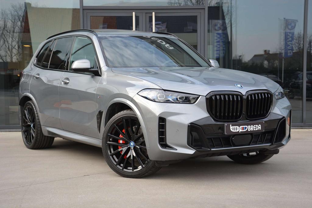 BMW X5 xDrive50e M-Sport Pro/Pano/Integr.Steering/H&K/ACC, Cuir, Argent ou Gris, X5, Noir
