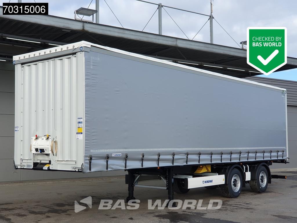 Krone SZ NEW Kooiaap City Lift+Lenkachse Stapler, Auto's, Vrachtwagens, Stof, Overige brandstoffen, Bedrijf, Zilver of Grijs