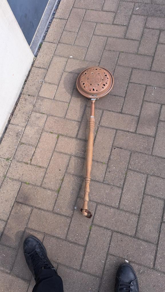 Antieke koperen bedpan, Antiek en Kunst, Ophalen of Verzenden