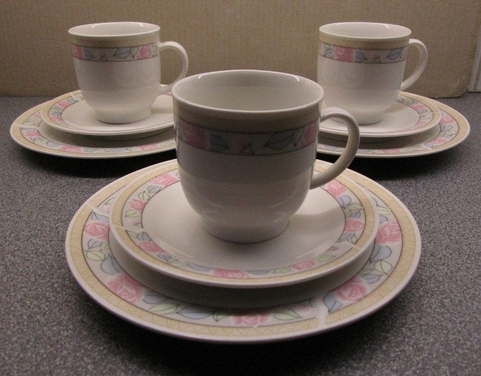 Koffieservies voor 3 personen - OPRUIM, Huis en Inrichting, Keuken | Servies, Ophalen, Gebruikt, Overige merken, Keramiek