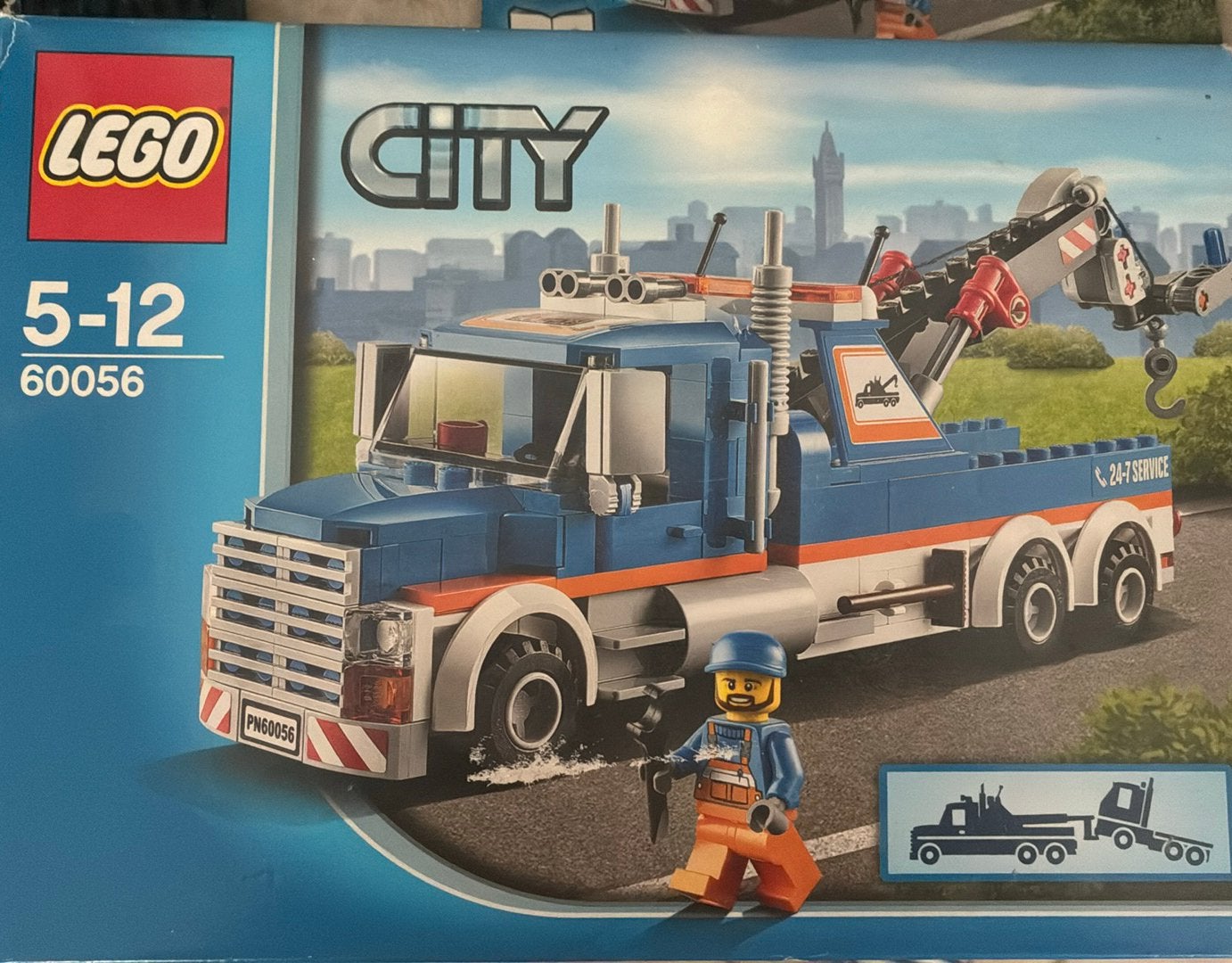 Lego CITY takelwagen 60056, Ophalen of Verzenden, Zo goed als nieuw, Lego, City