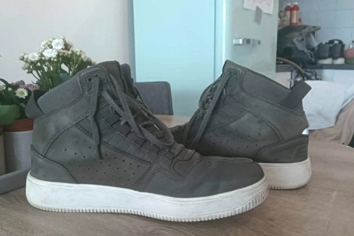 Chaussures REV'IT Jefferson vert olive/blanc 45, Motos, Seconde main, Hommes, REV’IT!, Bottes