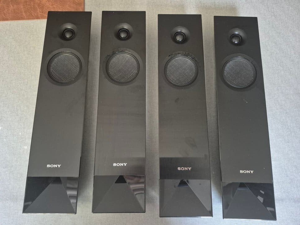 6 Luidsprekers Sony voor surround system, Audio, Tv en Foto, Home Cinema-sets, Ophalen, 5.1-systeem, 40 tot 70 watt, Sony