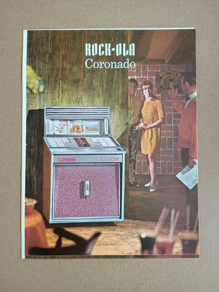 Folder: Rock-Ola 431 Coronado (1966) jukebox, Verzamelen, Verzenden