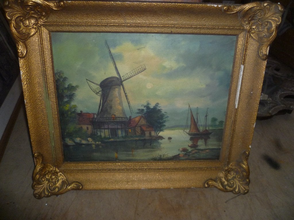 SCHILDERIJ OP DOEK, Antiek en Kunst, Ophalen